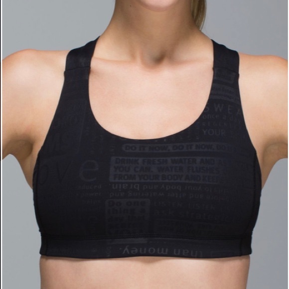 Lululemon All Sports Bra manifesto size 2 - Picture 2 of 5